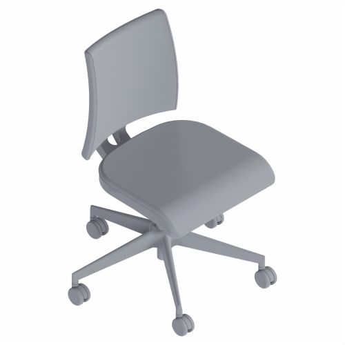 SIT A og SIT S kontorstol fås med lav ryg som kan justeres.