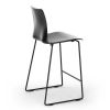 MOOD Barstol i den lave version, Sh: 67 cm., Sædets runding samt den indbyggede ergonomi, giver en fortræffelig siddekomfort