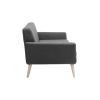 Scope sofa i mørkegrå er en 2 personers sofa med et minimalistisk og tidsløst design