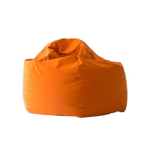 Magnum sækkestol i orange former sig efter kroppen, så man sidder komfortabelt