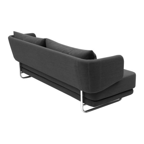 Jasper sofa i mørkegrå har et praktisk ryglæn med god komfort