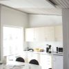 Lydregulerende loftplader til indretning af køkken, stue eller bryggers