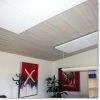 Lyddæmpende loftplader skaber bedre akustisk i rummet i storrumskontorer