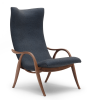 Signature Chair FH429, loungestol i blå designet af Frits Henningsen, Få indretningshjælp til din virksomhed