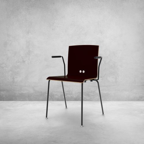 Log stol har et enkelt og stilfuldt udtryk