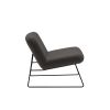 Java lounge stol i sort er særdeles velegnet til at blive placeret enkeltvis eller i grupper