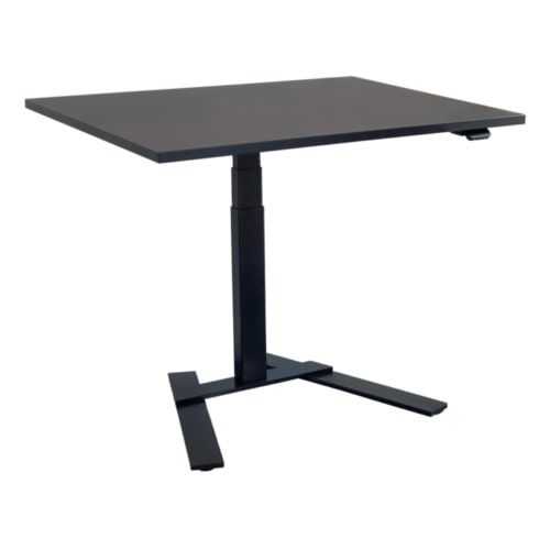 Raw 1-Søjlet skrivebord er en kompakt løsning